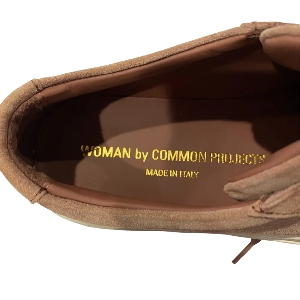 COMMON PROJECTS Original Achilles Low-Top Sneakers Suede Blush 35 New